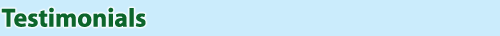 Testimonials Testimonials